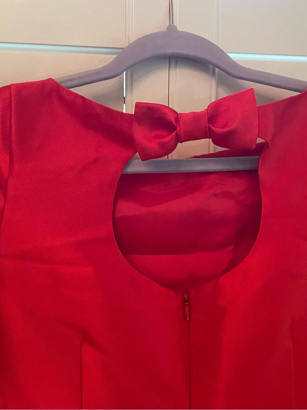 kate spade Red, White & Navy Colorblock Peplum Dress